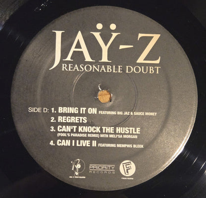 Reasonable Doubt (PROMO 2xVINYL) | Mint (M) Mint (M)-