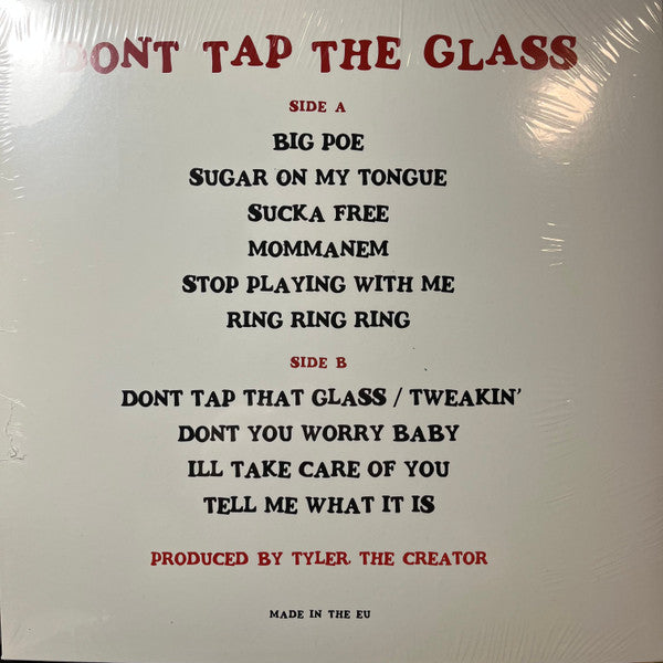 Don't Tap The Glass (UNOFFICIAL VINYL) | Mint (M) Mint (M)-