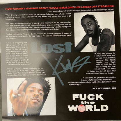 Brent Faiyaz - Fuck The World (COLOR VINYL) | Mint (M) Mint (M)-