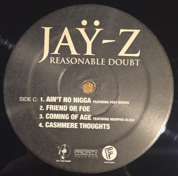 Reasonable Doubt (PROMO 2xVINYL) | Mint (M) Mint (M)-
