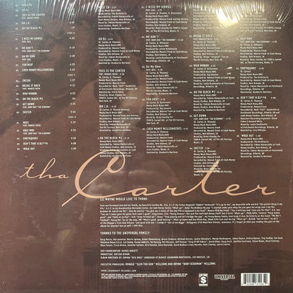 Lil Wayne - Tha Carter (UNOFFICIAL 2x VINYL) |-