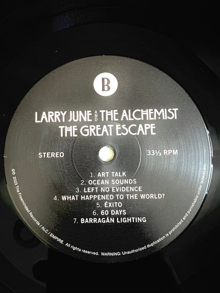 Larry June - The Great Escape (VINYL) | Mint (M) Mint (M)-