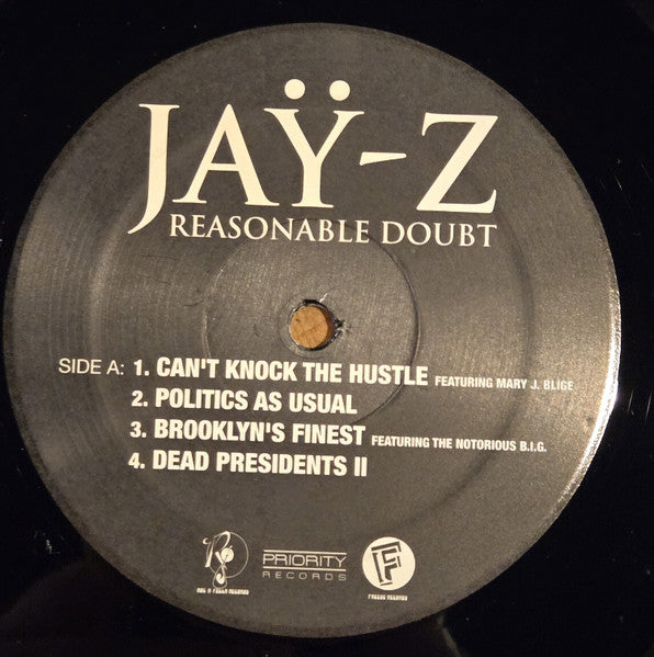 Reasonable Doubt (PROMO 2xVINYL) | Mint (M) Mint (M)-