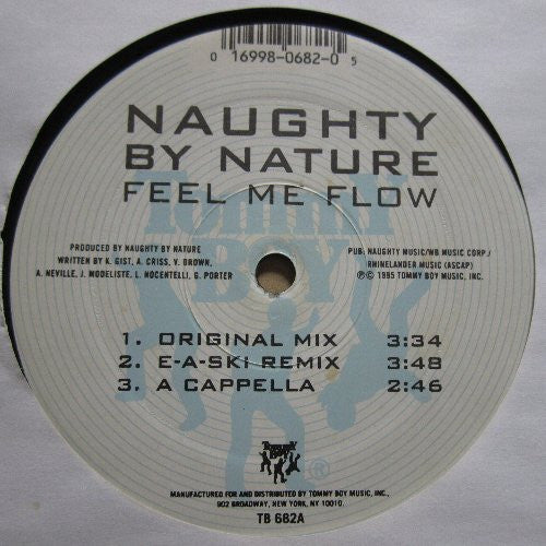 Naughty By Nature - Feel Me Flow (VINYL 12" TOMMY BOY TB 682 1995) | Near Mint- (NM-) Excellent (EX)-