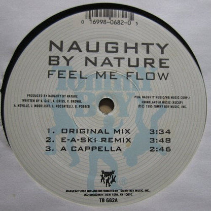 Naughty By Nature - Feel Me Flow (VINYL 12" TOMMY BOY TB 682 1995) | Near Mint- (NM-) Excellent (EX)-