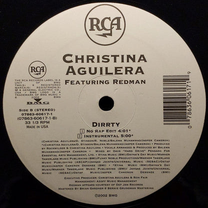Christina Aguilera - Dirrty (VINYL) | Near Mint (NM) Excellent (EX)-