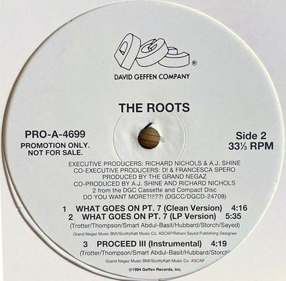 The Roots - Proceed (Pts 1&3) | Near Mint (NM) Excellent (EX)-
