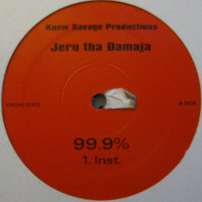 Jeru The Damaja - 99.9% (12" VINYL) | Near Mint (NM) Generic-
