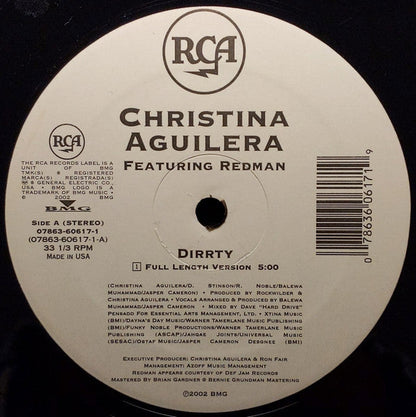 Christina Aguilera - Dirrty (VINYL) | Near Mint (NM) Excellent (EX)-
