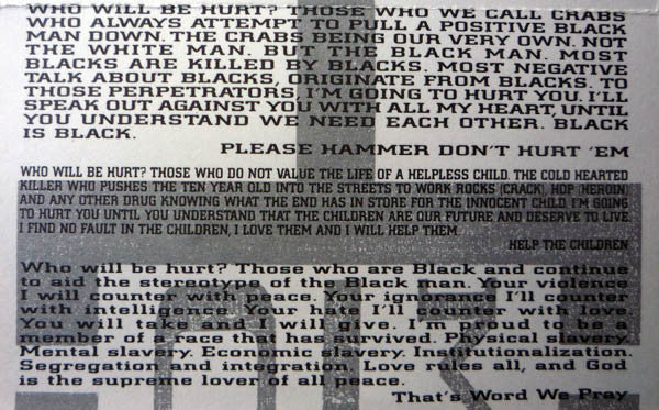 MC Hammer - Please Hammer Don't Hurt 'Em *CASSETTE* | Near Mint (NM) Near Mint (NM)-