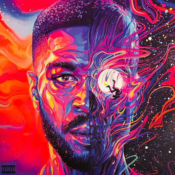 Kid Cudi - Man On The Moon III: The Chosen (TRANSLUCENT SEA BLUE 2xVINYL) | Near Mint (NM) Near Mint (NM)-