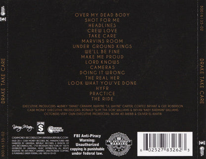 Drake - Take Care (CD) | Near Mint (NM) Excellent (EX)-
