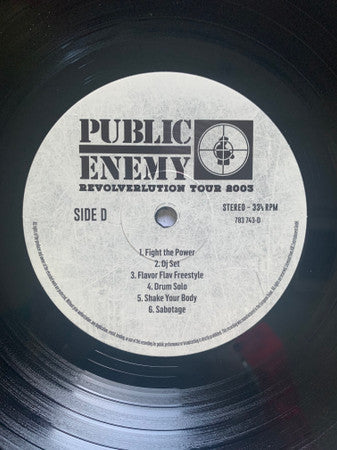 Public Enemy - Revolverlution Tour 2003 (3xVINYL) | Mint (M) Mint (M)-
