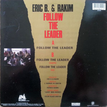Eric B. & Rakim - Follow The Leader (VINYL 12" UNI UNI-8001 1988) | USED Near Mint (NM or M-) Near Mint (NM)-