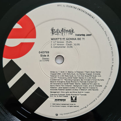 Busta Rhymes - What's It Gonna Be?! / Tear Da Roof Off ( 12" VINYL) | Near Mint (NM) Excellent+ (EX+)-