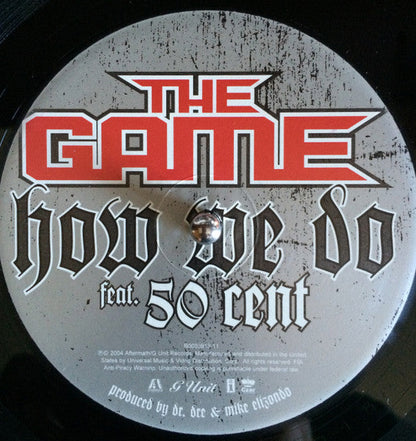 The GameFeat. 50 Cent - How We Do (VINYL 12" INTERSCOPE B0003913-11 2004) | USED Near Mint (NM or M-) Excellent+ (EX+)-