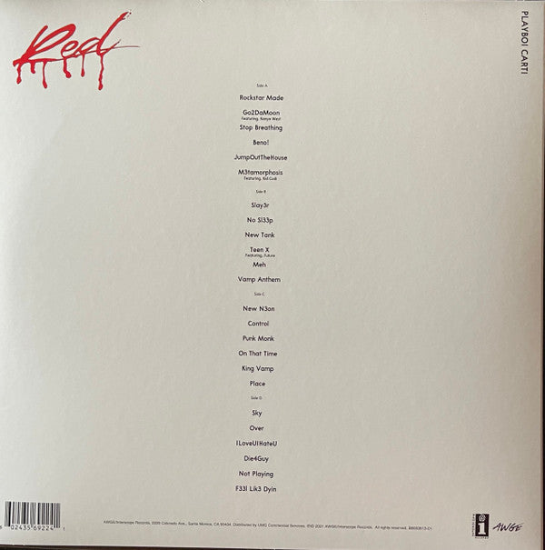 Playboi Carti - Whole Lotta Red | Mint (M) Mint (M)-