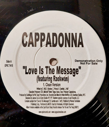 Love Is The Message / We Know (12" VINYL) | Near Mint (NM) Generic-