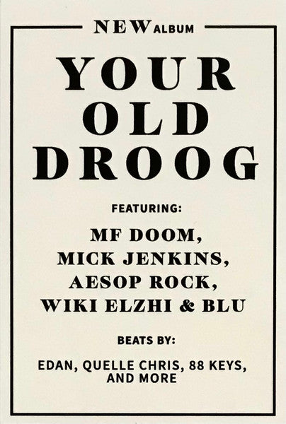 Your Old Droog - Time | Near Mint (NM) Near Mint (NM)-