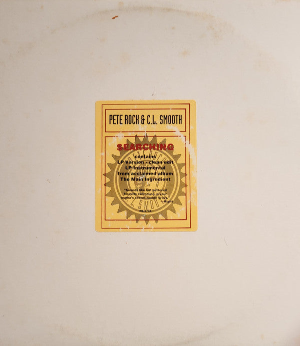 Pete Rock & C.L. Smooth - Searching | Near Mint (NM) Very Good Plus (VG+)-
