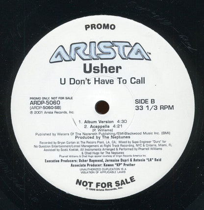 Usher - U Don't Have To Call VINYL) | Near Mint (NM) Generic-