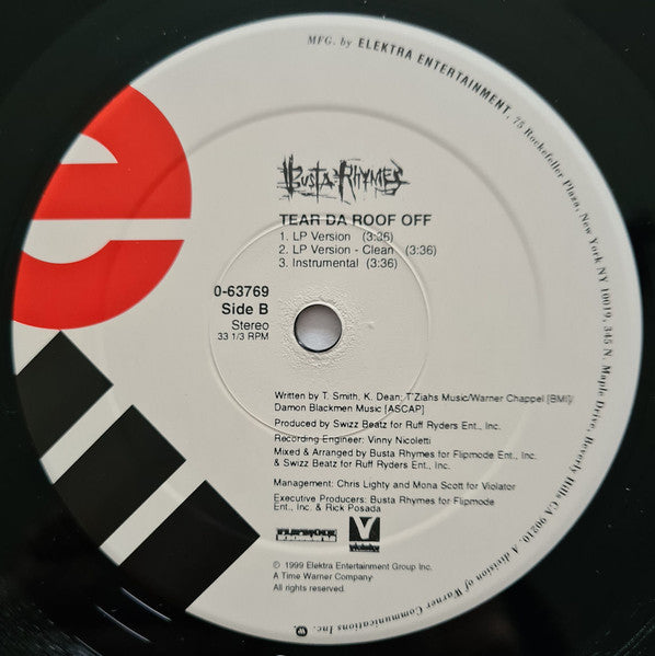 Busta Rhymes - What's It Gonna Be?! / Tear Da Roof Off ( 12" VINYL) | Near Mint (NM) Excellent+ (EX+)-