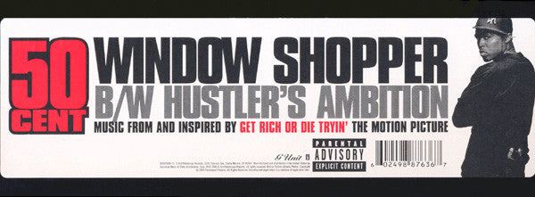 50 Cent - Window Shopper / Hustler's Ambition (VINYL 12" INTERSCOPE B0005848-11 2005) | USED Near Mint (NM or M-) Excellent (EX)-