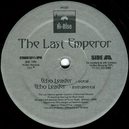 The Last Emperor - Echo Leader / Charlie / Rap Tyranny | Near Mint (NM) Excellent (EX)-
