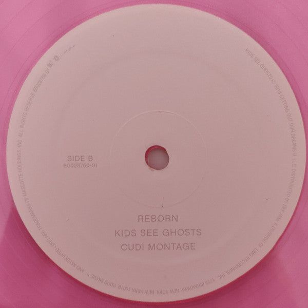 KIDS SEE GHOSTS - Kids See Ghosts (PINK TRANSLUCENT VINYL) | Near Mint (NM) Near Mint (NM)-