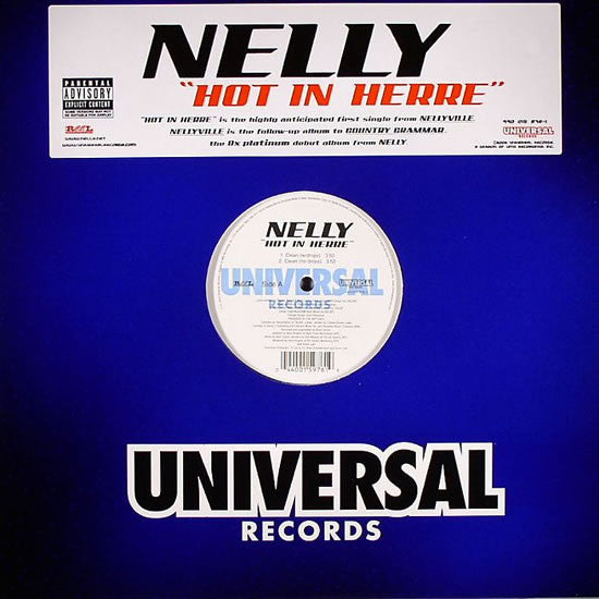 Nelly - Hot In Herre (VINYL) | Near Mint (NM) Near Mint (NM)-