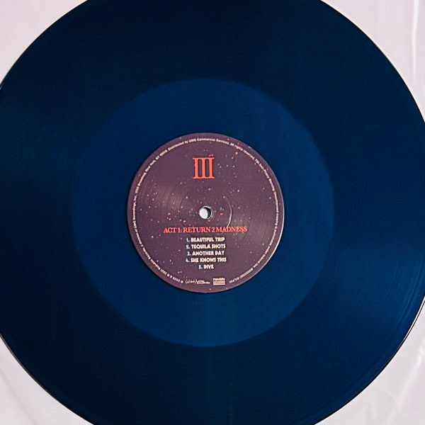 Kid Cudi - Man On The Moon III: The Chosen (TRANSLUCENT SEA BLUE 2xVINYL) | Near Mint (NM) Near Mint (NM)-