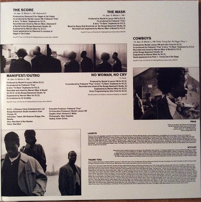 Fugees - The Score (2XVMP ORANGE/BLACK SPLIT VINYL) | Near Mint (NM) Very Good Plus (VG+)-