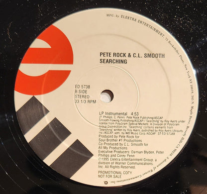 Pete Rock & C.L. Smooth - Searching | Near Mint (NM) Very Good Plus (VG+)-