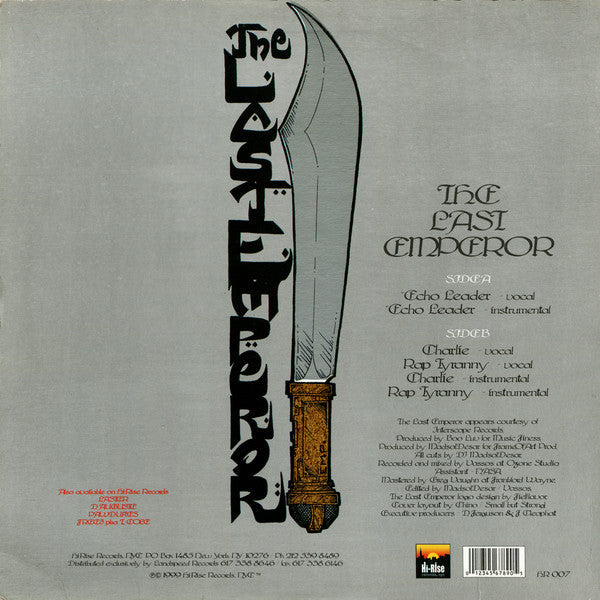 The Last Emperor - Echo Leader / Charlie / Rap Tyranny | Near Mint (NM) Excellent (EX)-