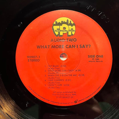 Audio Two - What More Can I Say? (VINYL) | Near Mint (NM) Excellent+ (EX+)-