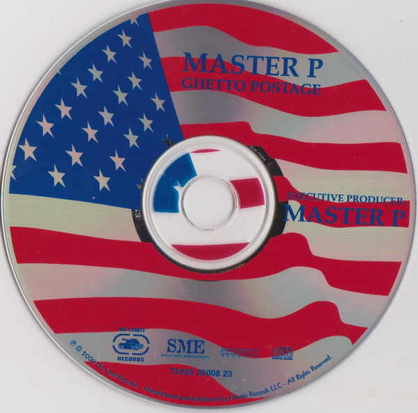 Master P - Ghetto Postage (CD) | Very Good Plus (VG+) Near Mint (NM)-