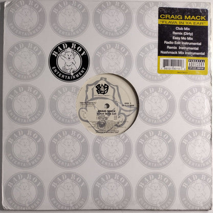 Craig Mack - Flava In Ya Ear (VINYL 12" BAD BOY ENTERTAINMENT 78612-79010-1 2003) | USED Very Good Plus (VG+) Near Mint (NM)-