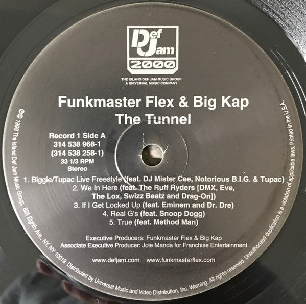 Funkmaster Flex - The Tunnel (VINYL *RECORD 1 ONLY*) | Very Good (VG) Generic-