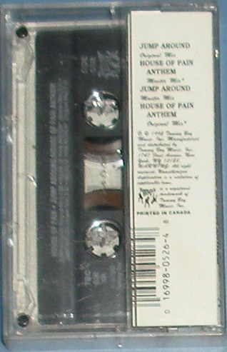 House Of Pain - Jump Around & House Of Pain Anthem (CASSETTE) | Very Good (VG) Very Good Plus (VG+)-