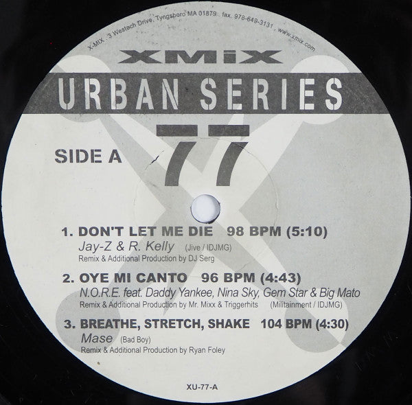 Various - X-Mix Urban Series 77 (VINYL 12") | Near Mint (NM or M-) Near Mint (NM)-