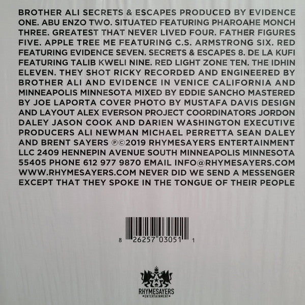 Brother Ali - Secrets & Escapes | Mint (M) Mint (M)-