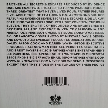 Brother Ali - Secrets & Escapes | Mint (M) Mint (M)-
