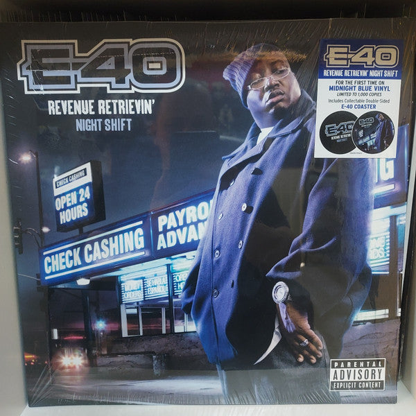 E-40 - Revenue Retrievin': Night Shift [Midnight Blue 2 LP] | Mint (M) Mint (M)-