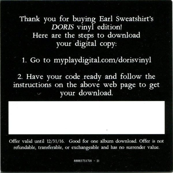 Earl Sweatshirt - Doris | Mint (M) Mint (M)-