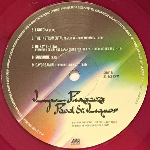Lupe Fiasco’s Food & Liquor (VMP COLOR VINYL) | Mint (M) Mint (M)-