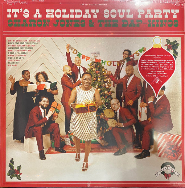 Sharon Jones & The Dap-Kings - It's A Holiday Soul Party (CANDY CANE VINYL) | Mint (M) Mint (M)-