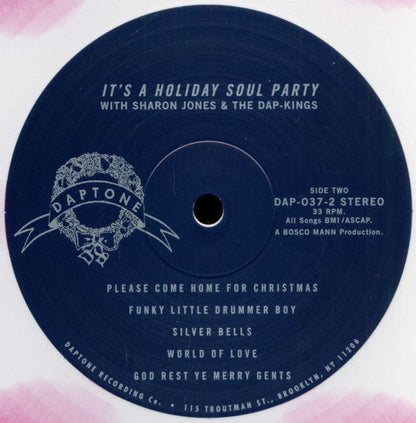Sharon Jones & The Dap-Kings - It's A Holiday Soul Party (CANDY CANE VINYL) | Mint (M) Mint (M)-