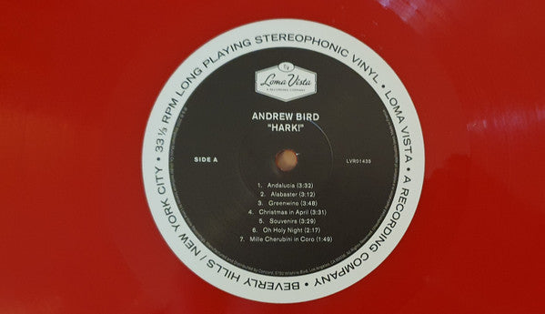 Andrew Bird - Hark! (RED VINYL) | Mint (M) Mint (M)-