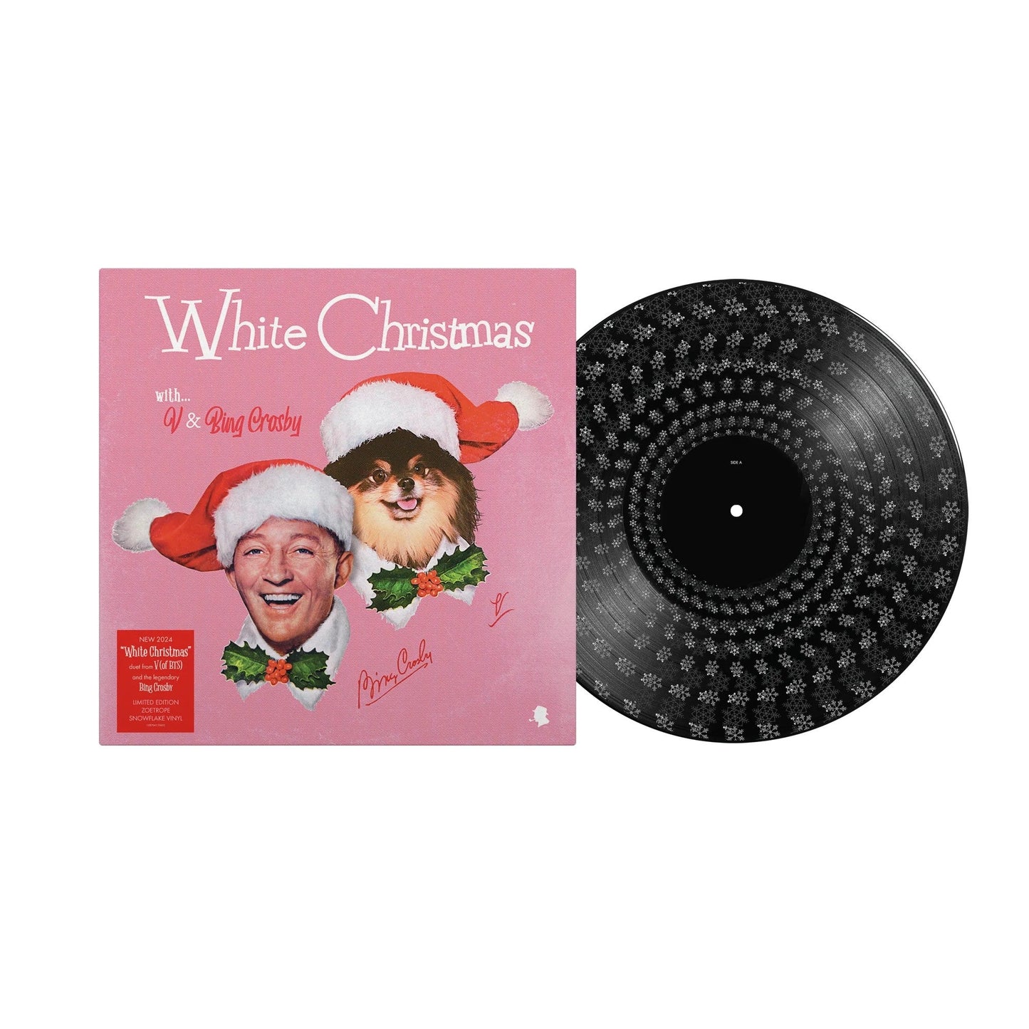 V of BTS x Bing Crosby - White Christmas (ZOETROPE DISC) | Mint (M) Mint (M)-