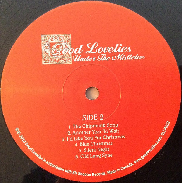 The Good Lovelies - Under The Mistletoe (RED VINYL) | Mint (M) Mint (M)-